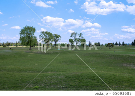 ゴルフ場　ゴルフコース　 65093685