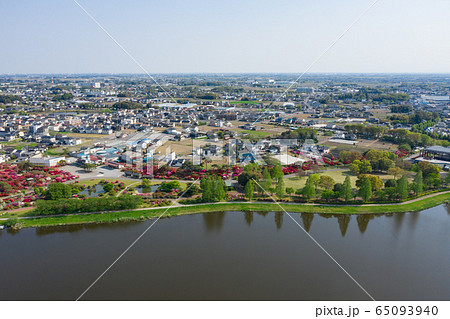 群馬県 館林市 当郷町 上空 2020春 空撮 群馬県 館林市 当郷町 上空 2020春 空撮 65093940