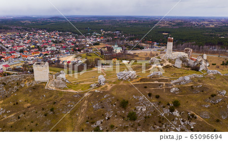 Destroyed Olsztyn Castle 65096694