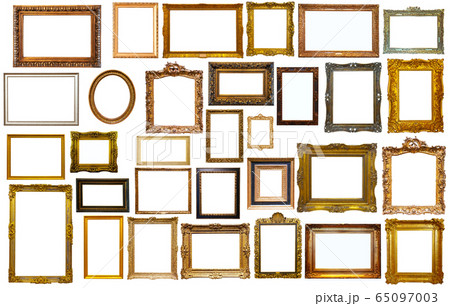 set of golden art frames set of golden art frames 65097003