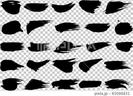 Brush stroke handwriting set 65098831