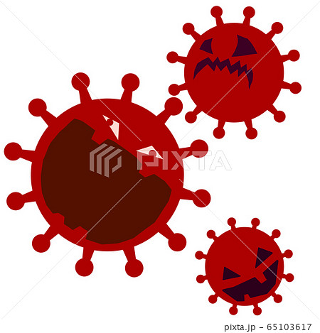 素材-ウイルス-ばい菌 65103617