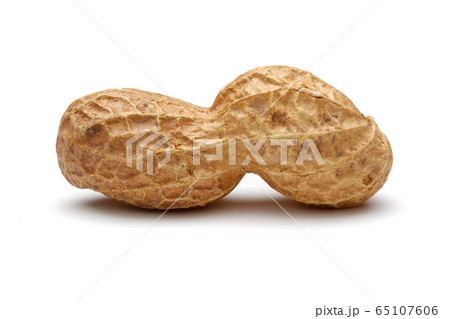 Peanut isolated on white background Peanut isolated on white background 65107606