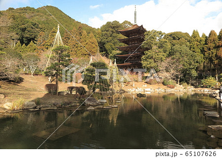 山口市瑠璃光寺（横） 65107626