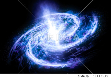 universe scene with stars and galaxies in deep 65113019