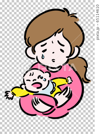 育児疲れ＿女性 65114610