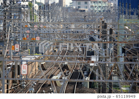 電車の送電線 電車の送電線 65119949