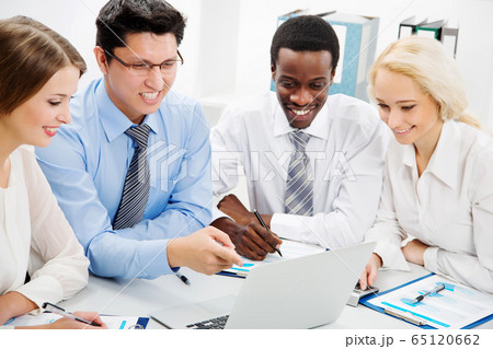 Business people working together. Business people working together. 65120662