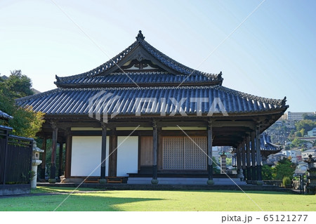 長崎山清水寺本堂の写真素材