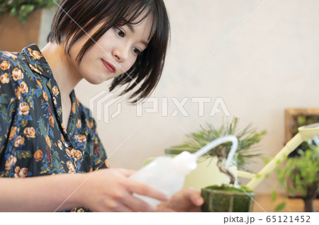 盆栽女子イメージ 盆栽女子イメージ 65121452
