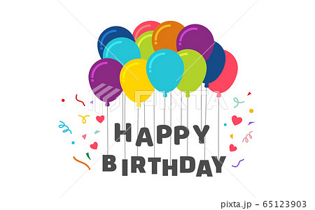 Happy Birthday poster for celebration  65123903