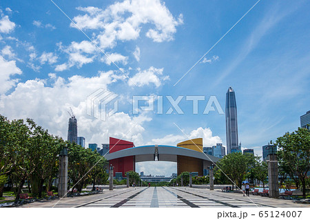 中国 深セン 市民広場 深圳市民中心 中国 深セン 市民広場 深圳市民中心 65124007