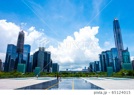 中国 深セン 市民広場 深圳市民中心 中国 深セン 市民広場 深圳市民中心 65124015