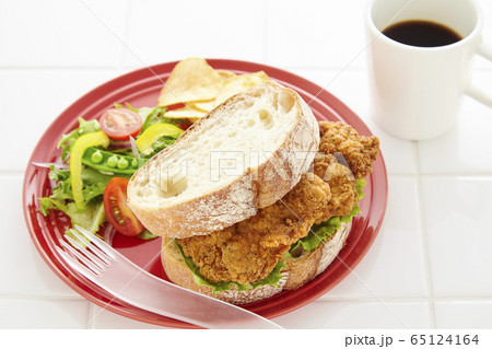 フライドチキンサンド フライドチキンサンド 65124164