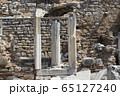 The ruins of the ancient antique city of Ephesus the library building of Celsus, the amphitheater temples and columns. Candidate for the UNESCO World Heritage List 65127240