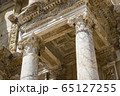 The ruins of the ancient antique city of Ephesus the library building of Celsus, the amphitheater temples and columns. Candidate for the UNESCO World Heritage List 65127255