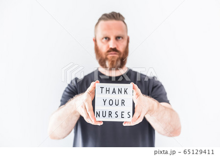 Thank your nurses concept Thank your nurses concept 65129411
