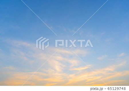 Colorful sky in twilight time background 65129748