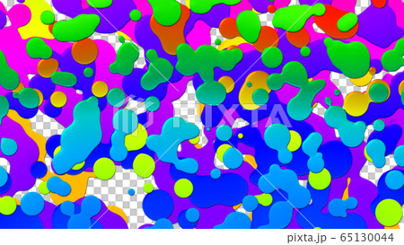CGマーキュリー カラフルな液体背景 CGマーキュリー カラフルな液体背景 65130044