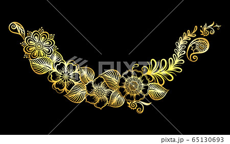 Eastern ethnic style compositions, mehendi 65130693