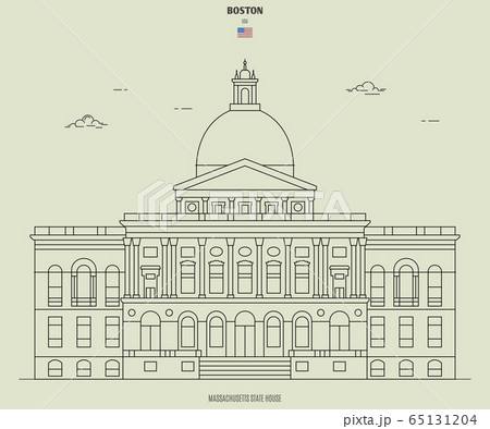 Massachusetts State House in Boston, USA. Massachusetts State House in Boston, USA. 65131204
