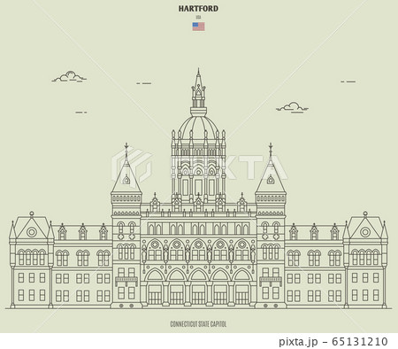 Connecticut State Capitol in Hartford, USA. 65131210