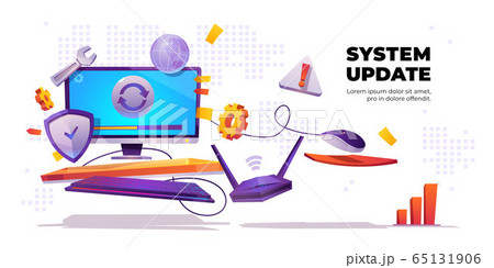 System update banner, computer software install 65131906