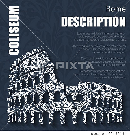 Retro boho floral pattern Coliseum 65132114
