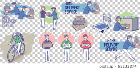 Courier delivery set Courier delivery set 65132874