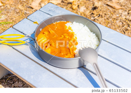キャンプ素材 カレーライス キャンプ素材 カレーライス 65133502