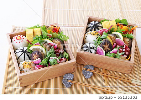 肉詰めしいたけのお弁当 肉詰めしいたけのお弁当 65135303