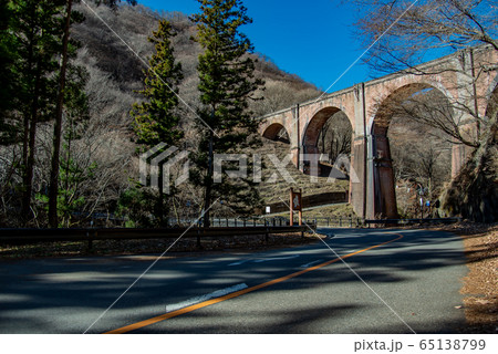 群馬県 冬の碓氷峠 めがね橋 群馬県 冬の碓氷峠 めがね橋 65138799