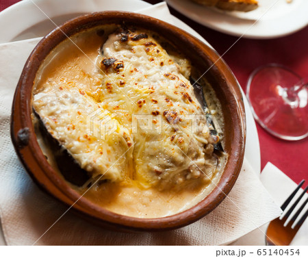 Spanish stuffed eggplants 65140454