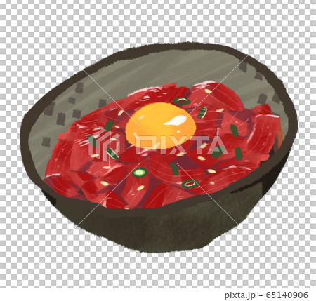 イラスト　マグロユッケ 65140906