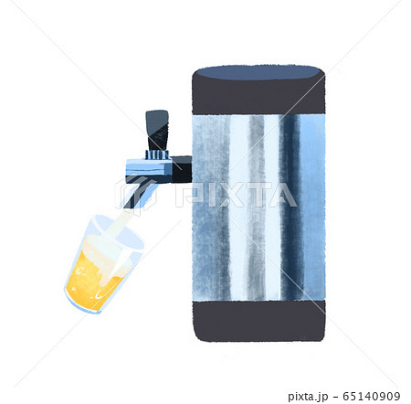 イラスト　ビールサーバー 65140909