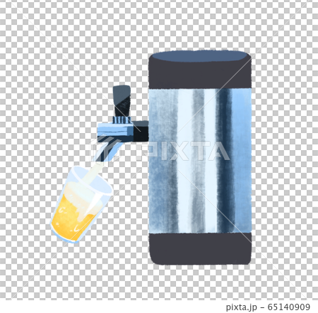 イラスト　ビールサーバー 65140909