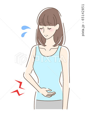 お腹が気になる女性 65142851