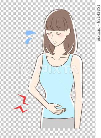 お腹が気になる女性 65142851