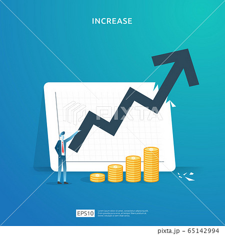 Finance performance concept. business profit Finance performance concept. business profit 65142994
