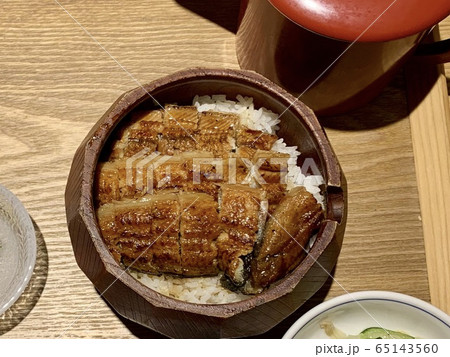 レストランのひつまぶし 写真素材 レストランのひつまぶし 写真素材 65143560