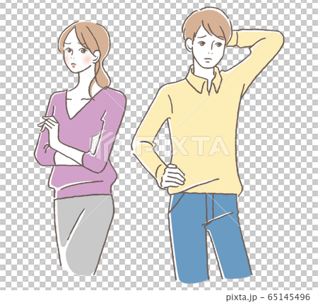 喧嘩する男女 喧嘩する男女 65145496