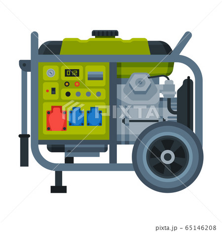 Power Portable Generator, Diesel or Gasoline... - Stock Illustration  [65146208] - PIXTA