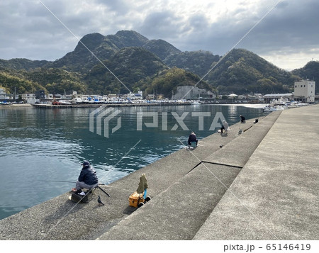 静浦漁港 沼津 の写真素材