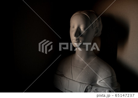 石膏像 マリエッタストロッチ胸像の写真素材 [65147237] - PIXTA