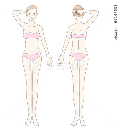 女性 脱毛 全身 65147633