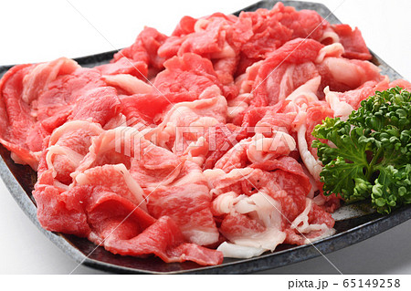 豚バラ　薄切り 65149258