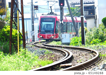 低床車両 S字線路(福井鉄道) 低床車両 S字線路(福井鉄道) 65149288
