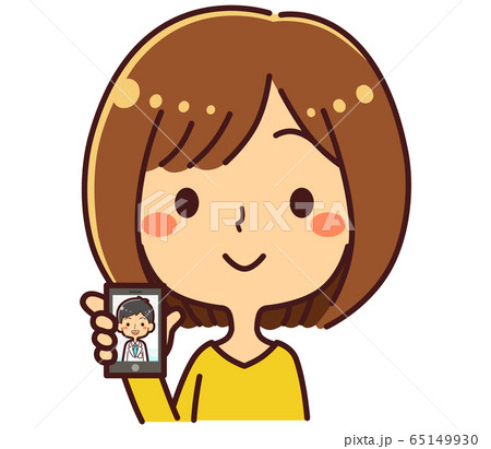オンライン診療 女性 スマホ オンライン診療 女性 スマホ 65149930