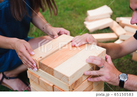 Giant Outdoor Block Game Giant Outdoor Block Game 65150583