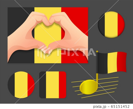 Belgium flag icon. 65151452